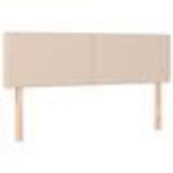vidaXL Têtes de lit 2 pcs Cappuccino 72x5x78/88 cm Similicuir