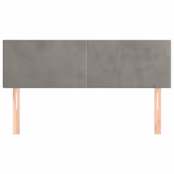 VidaXL 345798 tête de lit et pied de lit Gris clair