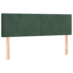 VidaXL 345801 tête de lit et pied de lit Vert foncé