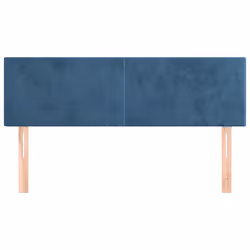 VidaXL 345802 tête de lit et pied de lit Bleu foncé