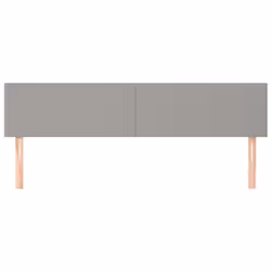 VidaXL 345804 tête de lit et pied de lit Gris clair