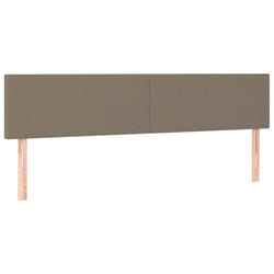 VidaXL 345808 tête de lit et pied de lit Taupe