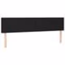 vidaXL Têtes de lit 2 pcs Noir 80x5x78/88 cm Similicuir