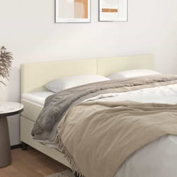 Têtes De Lit 2 Pcs Crème 80x5x78/88 Cm Similicuir Vidaxl