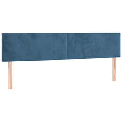 VidaXL 345822 tête de lit et pied de lit Bleu foncé