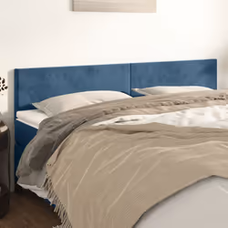 VidaXL 345822 tête de lit et pied de lit Bleu foncé