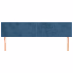 VidaXL 345822 tête de lit et pied de lit Bleu foncé