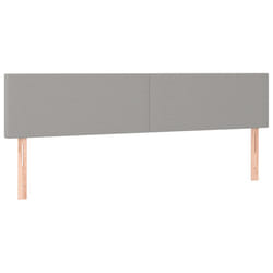 VidaXL 345824 tête de lit et pied de lit Gris clair