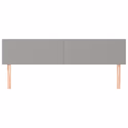 VidaXL 345824 tête de lit et pied de lit Gris clair