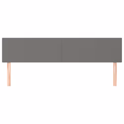 VidaXL 345825 tête de lit et pied de lit Gris foncé