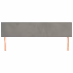 VidaXL 345838 tête de lit et pied de lit Gris clair