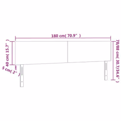 VidaXL 345839 tête de lit et pied de lit Gris foncé - Vue supplémentaire 8