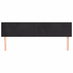 VidaXL 345840 tête de lit et pied de lit Noir