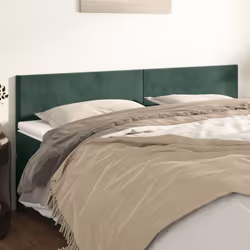 VidaXL 345841 tête de lit et pied de lit Vert foncé