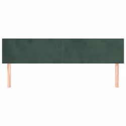 VidaXL 345841 tête de lit et pied de lit Vert foncé