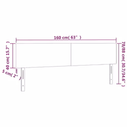 VidaXL 345843 tête de lit et pied de lit Rose - Vue supplémentaire 8