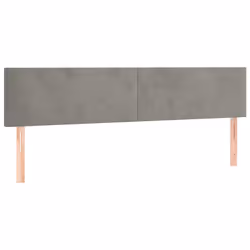 VidaXL 345858, Gris clair, Polyester, Bois, 2000 mm, 78 cm, 88 cm, 50 mm
