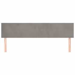 VidaXL 345858 tête de lit et pied de lit Gris clair