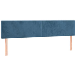 VidaXL 345862 tête de lit et pied de lit Bleu foncé
