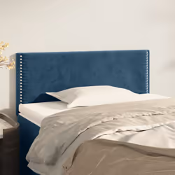 VidaXL 345902 tête de lit et pied de lit Bleu foncé