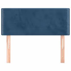 VidaXL 345902 tête de lit et pied de lit Bleu foncé