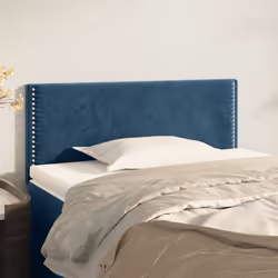 VidaXL 345922 tête de lit et pied de lit Bleu foncé