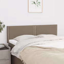 VidaXL 345928 tête de lit et pied de lit Taupe