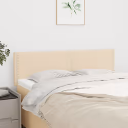 VidaXL 345929 tête de lit et pied de lit Crème