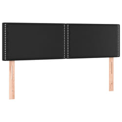 VidaXL 345932 tête de lit et pied de lit Noir