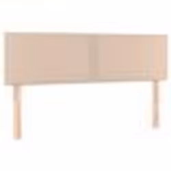 vidaXL Têtes de lit 2 pcs Cappuccino 72x5x78/88 cm Similicuir
