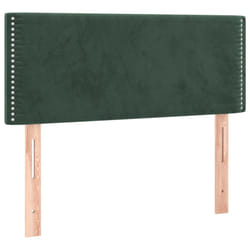 VidaXL 345941 tête de lit et pied de lit Vert foncé
