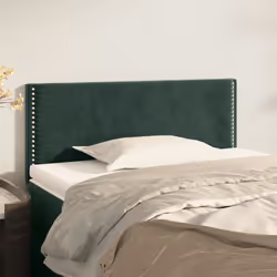 VidaXL 345941 tête de lit et pied de lit Vert foncé