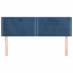VidaXL 345942 tête de lit et pied de lit Bleu foncé
