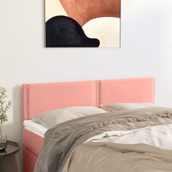 VidaXL 345943 tête de lit et pied de lit Rose - Vue supplémentaire 2