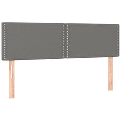 VidaXL 345945 tête de lit et pied de lit Gris foncé