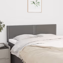 VidaXL 345945 tête de lit et pied de lit Gris foncé
