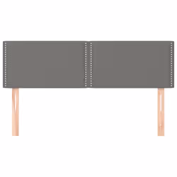 VidaXL 345945 tête de lit et pied de lit Gris foncé