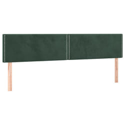 VidaXL 345961 tête de lit et pied de lit Vert foncé