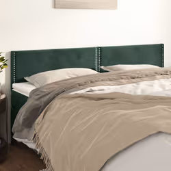 VidaXL 345961 tête de lit et pied de lit Vert foncé
