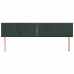 VidaXL 345961 tête de lit et pied de lit Vert foncé