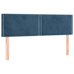 VidaXL 345962 tête de lit et pied de lit Bleu foncé