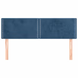 VidaXL 345962 tête de lit et pied de lit Bleu foncé