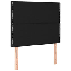 VidaXL 345966 tête de lit et pied de lit Noir