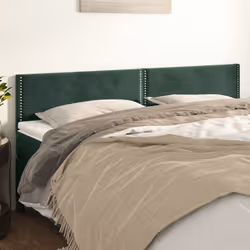 VidaXL 345981 tête de lit et pied de lit Vert foncé