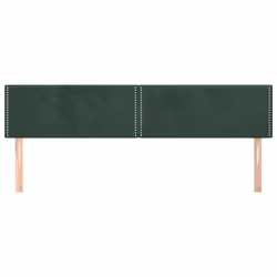 VidaXL 345981 tête de lit et pied de lit Vert foncé