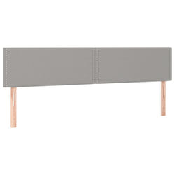 VidaXL 345984 tête de lit et pied de lit Gris clair