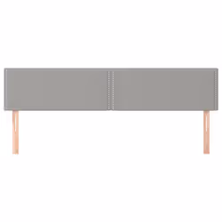 VidaXL 345984 tête de lit et pied de lit Gris clair - Vue supplémentaire 3