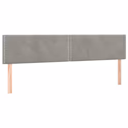 VidaXL 345998, Gris clair, Polyester, Bois, 2000 mm, 78 cm, 88 cm, 50 mm
