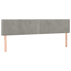 VidaXL 345998 tête de lit et pied de lit Gris clair