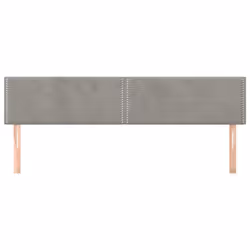 VidaXL 345998 tête de lit et pied de lit Gris clair